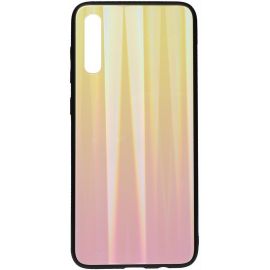 Придбати Чехол-накладка TOTO Aurora Print Glass Case Samsung Galaxy A70 Pink, image , характеристики, відгуки