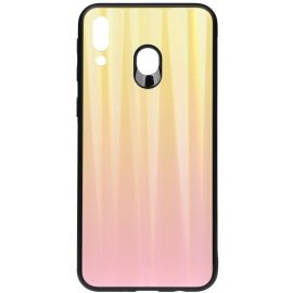 Купить Чехол-накладка TOTO Aurora Print Glass Case Samsung Galaxy M20 Pink, фото , характеристики, отзывы