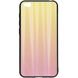 Придбати Чехол-накладка TOTO Aurora Print Glass Case Xiaomi Redmi Go Pink, image , характеристики, відгуки