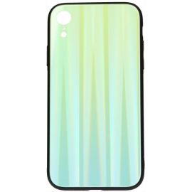 Купить Чехол-накладка TOTO Aurora Print Glass Case Apple iPhone XR Green, фото , характеристики, отзывы