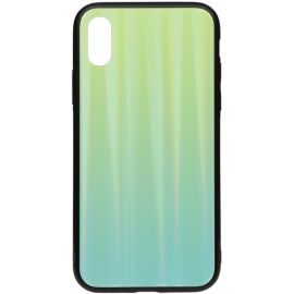 Придбати Чехол-накладка TOTO Aurora Print Glass Case Apple iPhone XS Max Green, image , характеристики, відгуки