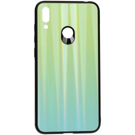 Купить Чехол-накладка TOTO Aurora Print Glass Case Huawei Y7 2019 Green, фото , характеристики, отзывы