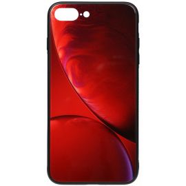 Купить Чехол-накладка TOTO Print Glass Space Case Apple iPhone 7 Plus/8 Plus Rubin Red, фото , характеристики, отзывы