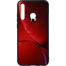 Купить Чехол-накладка TOTO Print Glass Space Case Huawei P Smart+ 2019 Rubin Red, фото , характеристики, отзывы
