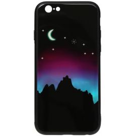 Купить Чехол-накладка TOTO Night Light Print Glass Case Apple iPhone 6/6S Young Moon, фото , характеристики, отзывы