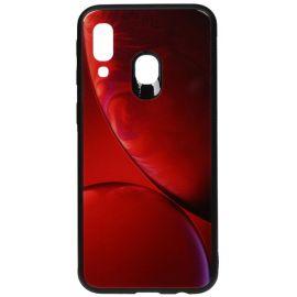 Купить Чехол-накладка TOTO Print Glass Space Case Samsung Galaxy A40 Rubin Red, фото , характеристики, отзывы