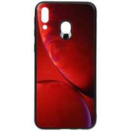 Придбати Чехол-накладка TOTO Print Glass Space Case Samsung Galaxy M20 Rubin Red, image , характеристики, відгуки
