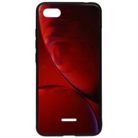Купить Чехол-накладка TOTO Print Glass Space Case Xiaomi Redmi 6A Rubin Red, фото , характеристики, отзывы
