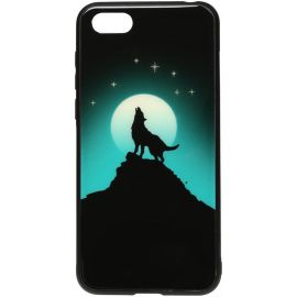 Купить Чехол-накладка TOTO Night Light Print Glass Case Huawei Y5 2018 Howling Wolf, фото , характеристики, отзывы