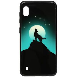 Придбати Чехол-накладка TOTO Night Light Print Glass Case Samsung Galaxy A10 Howling Wolf, image , характеристики, відгуки