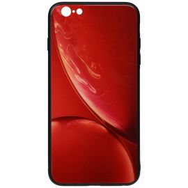 Купить Чехол-накладка TOTO Print Glass Space Case Apple iPhone 6/6s Red, фото , характеристики, отзывы