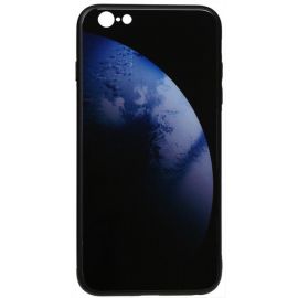 Купить Чехол-накладка TOTO Print Glass Space Case Apple iPhone 6/6s Dark Blue, фото , характеристики, отзывы