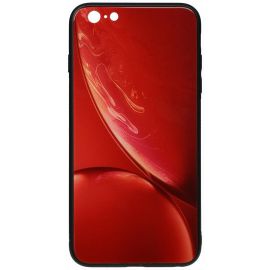 Купить Чехол-накладка TOTO Print Glass Space Case Apple iPhone 6 Plus/6S Plus Red, фото , характеристики, отзывы