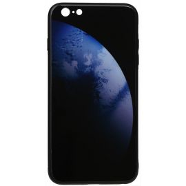 Придбати Чехол-накладка TOTO Print Glass Space Case Apple iPhone 6 Plus/6S Plus Dark Blue, image , характеристики, відгуки