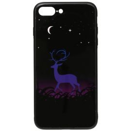 Придбати Чехол-накладка TOTO Night Light Print Glass Case Apple iPhone 7 Plus/8 Plus Deer, image , характеристики, відгуки