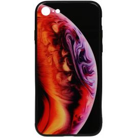 Купить Чехол-накладка TOTO Print Glass Space Case Apple iPhone 7/8/SE 2020 Amethyst, фото , характеристики, отзывы