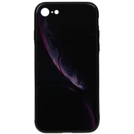 Купить Чехол-накладка TOTO Print Glass Space Case Apple iPhone 7/8/SE 2020 Black, фото , характеристики, отзывы