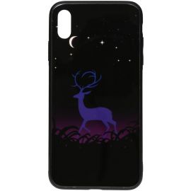 Купить Чехол-накладка TOTO Night Light Print Glass Case Apple iPhone XS Max Deer, фото , характеристики, отзывы
