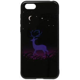 Придбати Чехол-накладка TOTO Night Light Print Glass Case Huawei Y5 2018 Deer, image , характеристики, відгуки