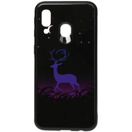 Купить Чехол-накладка TOTO Night Light Print Glass Case Samsung Galaxy A40 Deer, фото , характеристики, отзывы