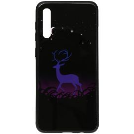 Купить Чехол-накладка TOTO Night Light Print Glass Case Samsung Galaxy A30s/A50/A50s Deer, фото , характеристики, отзывы