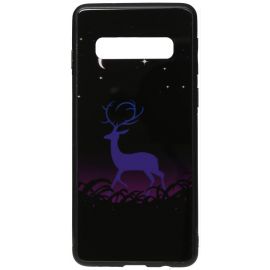 Купить Чехол-накладка TOTO Night Light Print Glass Case Samsung Galaxy S10 Deer, фото , характеристики, отзывы