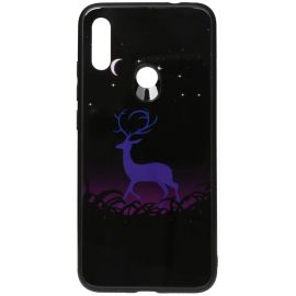 Придбати Чехол-накладка TOTO Night Light Print Glass Case Xiaomi Redmi Note 7 Deer, image , характеристики, відгуки