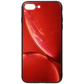 Придбати Чехол-накладка TOTO Print Glass Space Case Apple iPhone 7 Plus/8 Plus Red, image , характеристики, відгуки