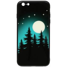 Купить Чехол-накладка TOTO Night Light Print Glass Case Apple iPhone 6 Plus/6S Plus Full Moon, фото , характеристики, отзывы