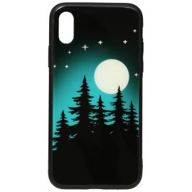 Купить Чехол-накладка TOTO Night Light Print Glass Case Apple iPhone XS Max Full Moon, фото , характеристики, отзывы