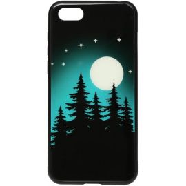 Придбати Чехол-накладка TOTO Night Light Print Glass Case Huawei Y5 2018 Full Moon, image , характеристики, відгуки