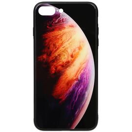 Придбати Чехол-накладка TOTO Print Glass Space Case Apple iPhone 7 Plus/8 Plus Lilac, image , характеристики, відгуки