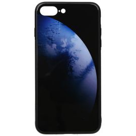 Купить Чехол-накладка TOTO Print Glass Space Case Apple iPhone 7 Plus/8 Plus Dark Blue, фото , характеристики, отзывы