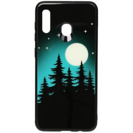 Купить Чехол-накладка TOTO Night Light Print Glass Case Samsung Galaxy A20/A30 Full Moon, фото , характеристики, отзывы