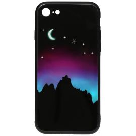 Купить Чехол-накладка TOTO Night Light Print Glass Case Apple iPhone 7/8/SE 2020 Young Moon, фото , характеристики, отзывы