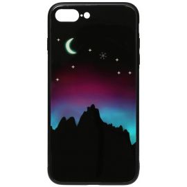 Придбати Чехол-накладка TOTO Night Light Print Glass Case Apple iPhone 7 Plus/8 Plus Young Moon, image , характеристики, відгуки