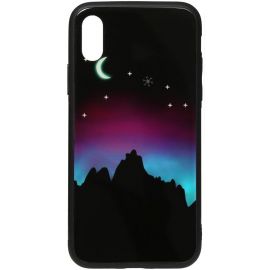 Купить Чехол-накладка TOTO Night Light Print Glass Case Apple iPhone X/XS Young Moon, фото , характеристики, отзывы
