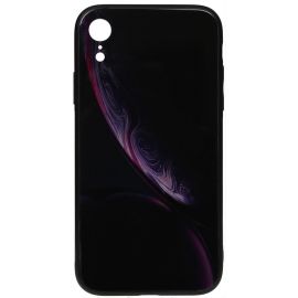 Купить Чехол-накладка TOTO Print Glass Space Case Apple iPhone XR Black, фото , характеристики, отзывы