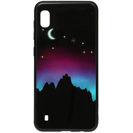 Придбати Чехол-накладка TOTO Night Light Print Glass Case Samsung Galaxy A10 Young Moon, image , характеристики, відгуки