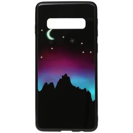 Придбати Чехол-накладка TOTO Night Light Print Glass Case Samsung Galaxy S10 Young Moon, image , характеристики, відгуки