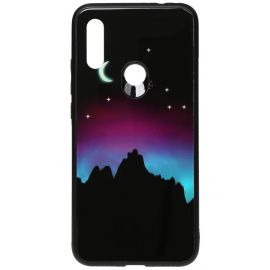 Купить Чехол-накладка TOTO Night Light Print Glass Case Xiaomi Redmi 7 Young Moon, фото , характеристики, отзывы