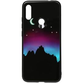 Купить Чехол-накладка TOTO Night Light Print Glass Case Xiaomi Redmi Note 7 Young Moon, фото , характеристики, отзывы