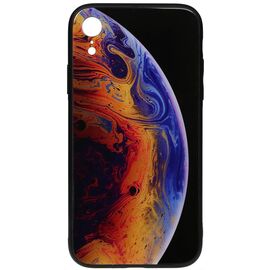 Придбати Чехол-накладка TOTO Print Glass Space Case Apple iPhone XR Violet, image , характеристики, відгуки