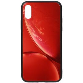 Купить Чехол-накладка TOTO Print Glass Space Case Apple iPhone XS Max Red, фото , характеристики, отзывы