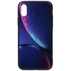 Купить Чехол-накладка TOTO Print Glass Space Case Apple iPhone XS Max Blue, фото , характеристики, отзывы