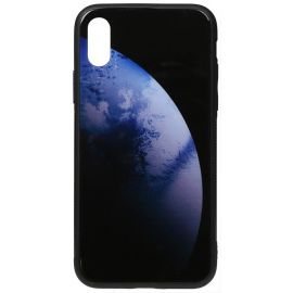 Купить Чехол-накладка TOTO Print Glass Space Case Apple iPhone XS Max Dark Blue, фото , характеристики, отзывы