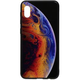 Купить Чехол-накладка TOTO Print Glass Space Case Huawei Y5 2019 Violet, фото , характеристики, отзывы