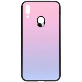 Купить Чехол-накладка TOTO Gradient Glass Case Huawei Y7 2019 Pink, фото , характеристики, отзывы