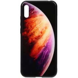 Придбати Чехол-накладка TOTO Print Glass Space Case Huawei Y6 2019 Lilac, image , характеристики, відгуки