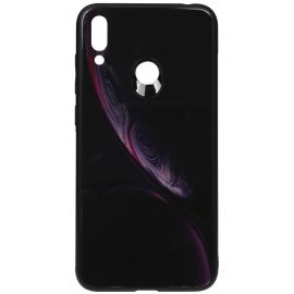 Купить Чехол-накладка TOTO Print Glass Space Case Huawei Y7 2019 Black, фото , характеристики, отзывы